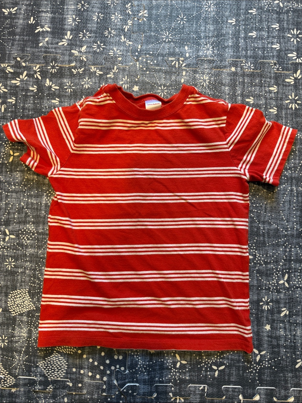 Hanna 6-7 Red Stripe Tee